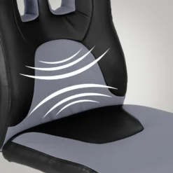 Clp Bureaustoel Fun Kunstleder Grijs -Puur Woood Winkel 1000084067 0103