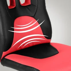 Clp Bureaustoel Fun Kunstleder Rood -Puur Woood Winkel 1000084089 0103