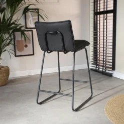 Set Van 2 Barkrukken Industrieel Jelle Antraciet Zithoogte 65 Cm Stof 7 Set Van 2 Barkrukken Industrieel Jelle Antraciet Zithoogte 65 Cm Stof -Puur Woood Winkel 1000084479 0103