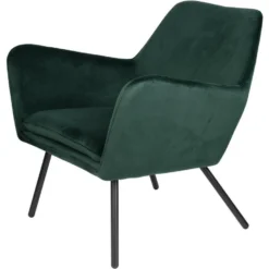Puur Berg Fauteuil Velvet - Stof - Groen -Puur Woood Winkel 1000085105 0101