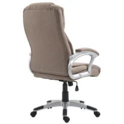 Clp Bureaustoel Texas Stof Taupe -Puur Woood Winkel 1000085177 0102