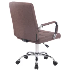 Clp Bureaustoel Deli PRO Stof Bruin -Puur Woood Winkel 1000085208 0103