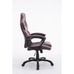 Clp Bureaustoel BIG XXX Kunstleder Bordeauxrood -Puur Woood Winkel 1000085217 0102