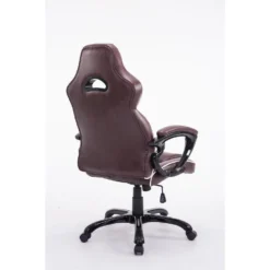 Clp Bureaustoel BIG XXX Kunstleder Bordeauxrood -Puur Woood Winkel 1000085217 0103