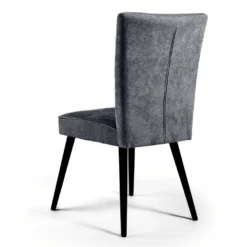 Hesta Eetkamerstoel Jameson - Stof - Zwart -Puur Woood Winkel 1000085707 0103