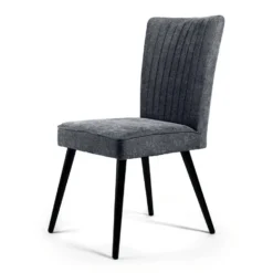 Hesta Eetkamerstoel Jameson - Stof - Zwart