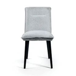 Malo Eetkamerstoel Heaven - Stof - Grijs -Puur Woood Winkel 1000085713 0103