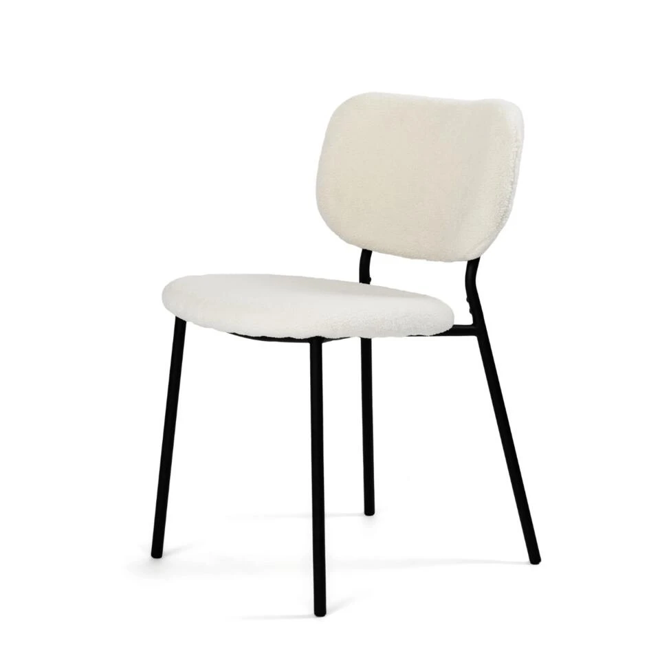 Rutger Eetkamerstoel Teddy - Stof - Bruin 1 Rutger Eetkamerstoel Teddy - Stof - Bruin