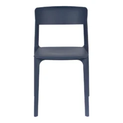 Rein Living Clive Eetkamerstoel - Donkerblauw - Set Van 4 -Puur Woood Winkel 1000087459 0103