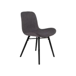 Rein Living Lester Eetkamerstoel - Donkergrijs - Set Van 2 -Puur Woood Winkel 1000087897 0102