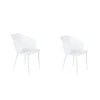 Rein Living Gigi Eetkamerstoel - Wit - Set Van 2