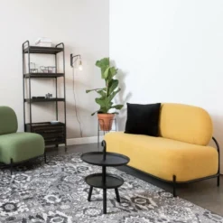 Rein Living Polly Bank - Geel -Puur Woood Winkel 1000088138 0102