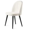 Charlie Eetkamerstoel - Stof - Wit