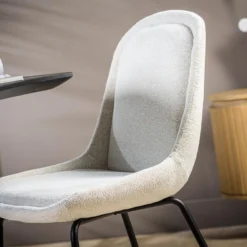 Birka Eetkamerstoel - Stof - Bruin -Puur Woood Winkel 1000089908 0103