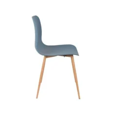 Puur Laholm Eetkamerstoel - Kunststof - Blauw -Puur Woood Winkel 1000089910 0103