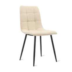 Eetkamerstoel Yerevan - Bouclé Taupe