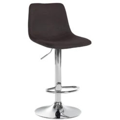 CLP Barkruk Divo Stof Chroom Frame Taupe