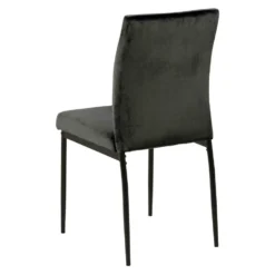 Sohome Eetkamerstoel - Set Van 2 - Paisley - Velvet - Zwart -Puur Woood Winkel 1000092031 0102