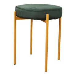 DS4U® Mika Velvet Kruk - Stof - Groen