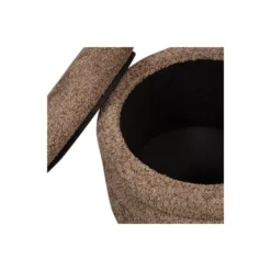 WOOOD Poef Kimi - Teddy - Bruin - 32x40x40 -Puur Woood Winkel 1000093875 0103