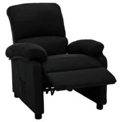 VidaXL Fauteuil Verstelbaar Elektrisch Stof Zwart -Puur Woood Winkel 1000094066 0103