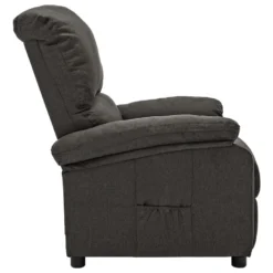 VidaXL Fauteuil Elektrisch Verstelbaar Stof Donkergrijs -Puur Woood Winkel 1000094070 0102