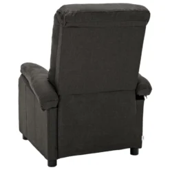 VidaXL Fauteuil Elektrisch Verstelbaar Stof Donkergrijs -Puur Woood Winkel 1000094070 0103