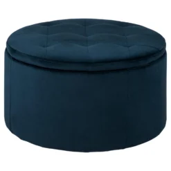 Sohome Poef Takeesha - Velvet - Blauw