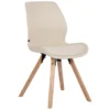 CLP Eetkamerstoel Luna Stof Crème