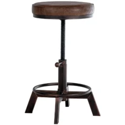 CLP Hocker Destin Kunstleder Bronskleurig -Puur Woood Winkel 1000095339 0103