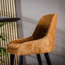 Zalko Barkruk Roman - Stof - Geel -Puur Woood Winkel 1000096131 0103