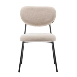 Furnihaus Eetkamerstoel Amalia Teddy Beige -Puur Woood Winkel 1000096629 0102