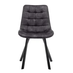 Furnihaus Eetkamerstoel Felix Velvet Zwart -Puur Woood Winkel 1000096631 0102
