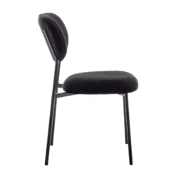 Furnihaus Eetkamerstoel Amalia Teddy Zwart -Puur Woood Winkel 1000096636 0103