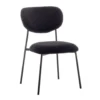 Furnihaus Eetkamerstoel Amalia Teddy Zwart