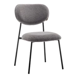 Furnihaus Eetkamerstoel Amalia Teddy Grijs