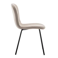 Furnihaus Eetkamerstoel Luca Teddy Taupe Set Van 2 -Puur Woood Winkel 1000096870 0103