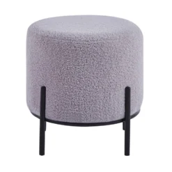 DS4U® Torben Hocker 35x38cm - Stof - Grijs