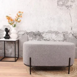 DS4U® Torben Hocker Duo - Stof - Grijs -Puur Woood Winkel 1000098381 0103