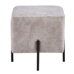 DS4U® Jorg Hocker 36x36x38cm - Stof - Wit