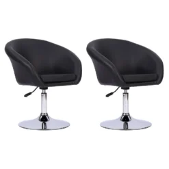 Happy Garden Stoelen GABIN - Zwart - Mock