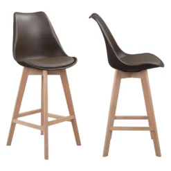 Happy Garden Stoelen SVEN - Bruin - Plastic -Puur Woood Winkel 1000099366 0102