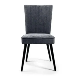 Hoyz Collection - Eetkamerstoel J230 Antraciet - 49x62x93 - Set Van 2