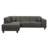 Hoekbank Nino Links - Antraciet