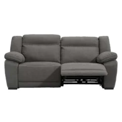 Bank Dean Elektrisch Verstelbaar 3-zits - Antraciet -Puur Woood Winkel 10100917 0103