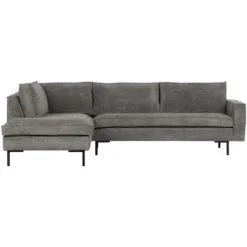 WOOOD Hoekbank Arwin Links - Olijfgroen