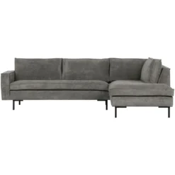 WOOOD Hoekbank Arwin Rechts - Olijfgroen