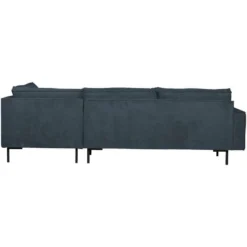 WOOOD Hoekbank Arwin Rechts - Staalblauw -Puur Woood Winkel 10101953 1900