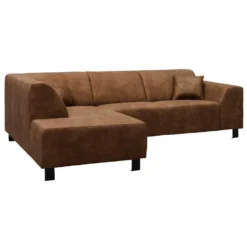 Hoekbank Nino Links - Cognac -Puur Woood Winkel 10101962 0301