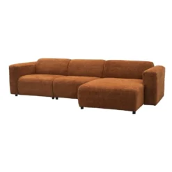 UMIX Hoekbank Astoria Voster - Terracotta -Puur Woood Winkel 10107250 0305